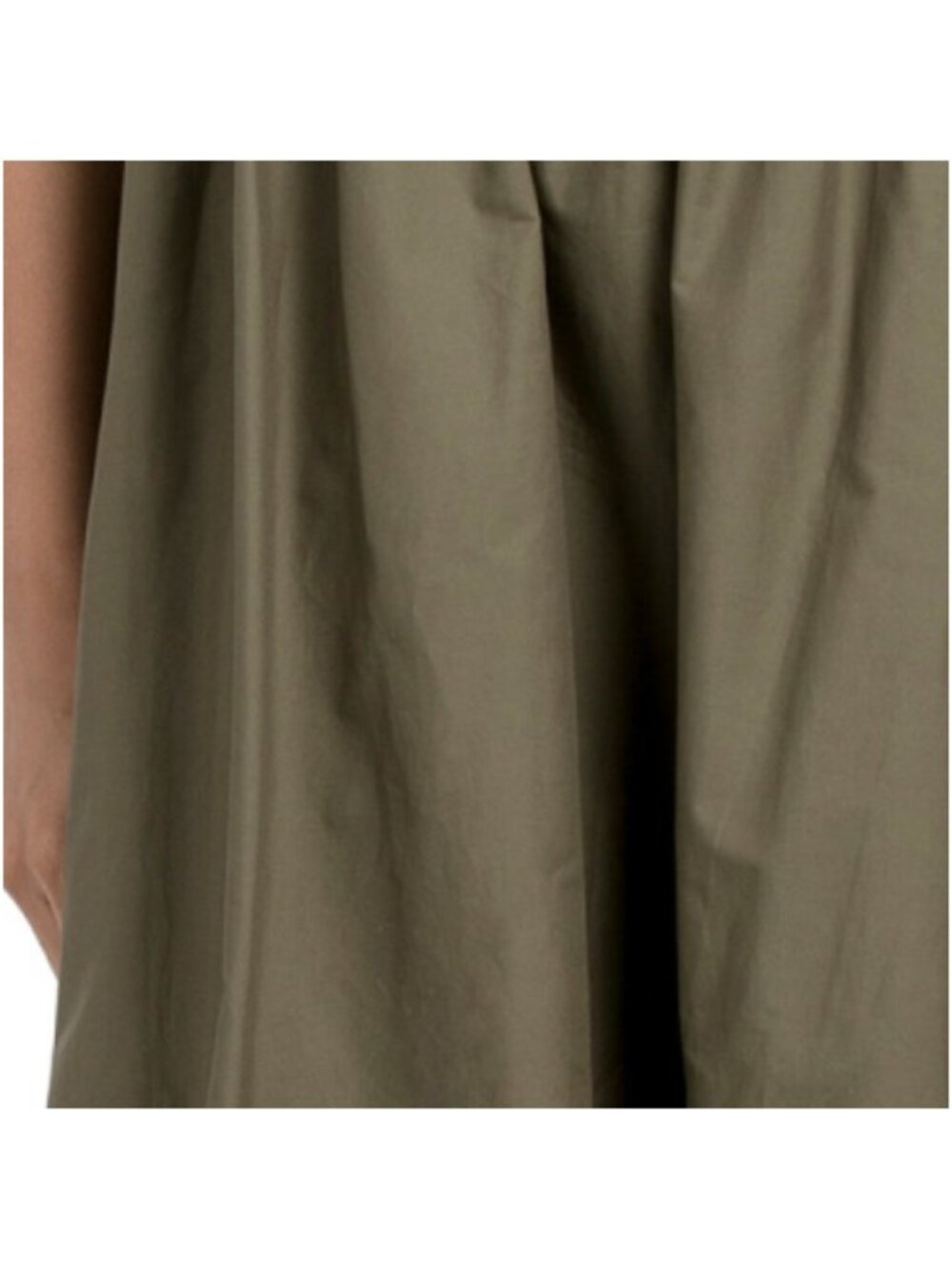 ELLEN TRACY Smocked Poplin Midi Dress - Picture 4 of 5